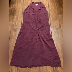 Maison Jules Red Utility Dress